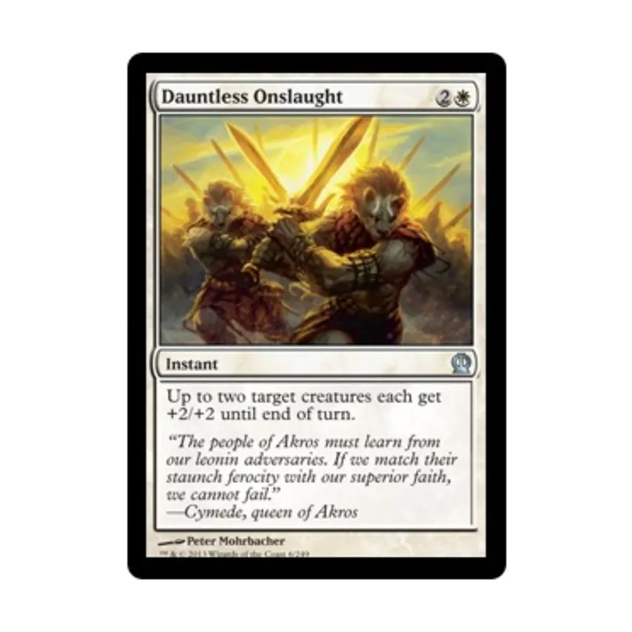 

CCG Бесстрашный натиск (U), MTG - Theros