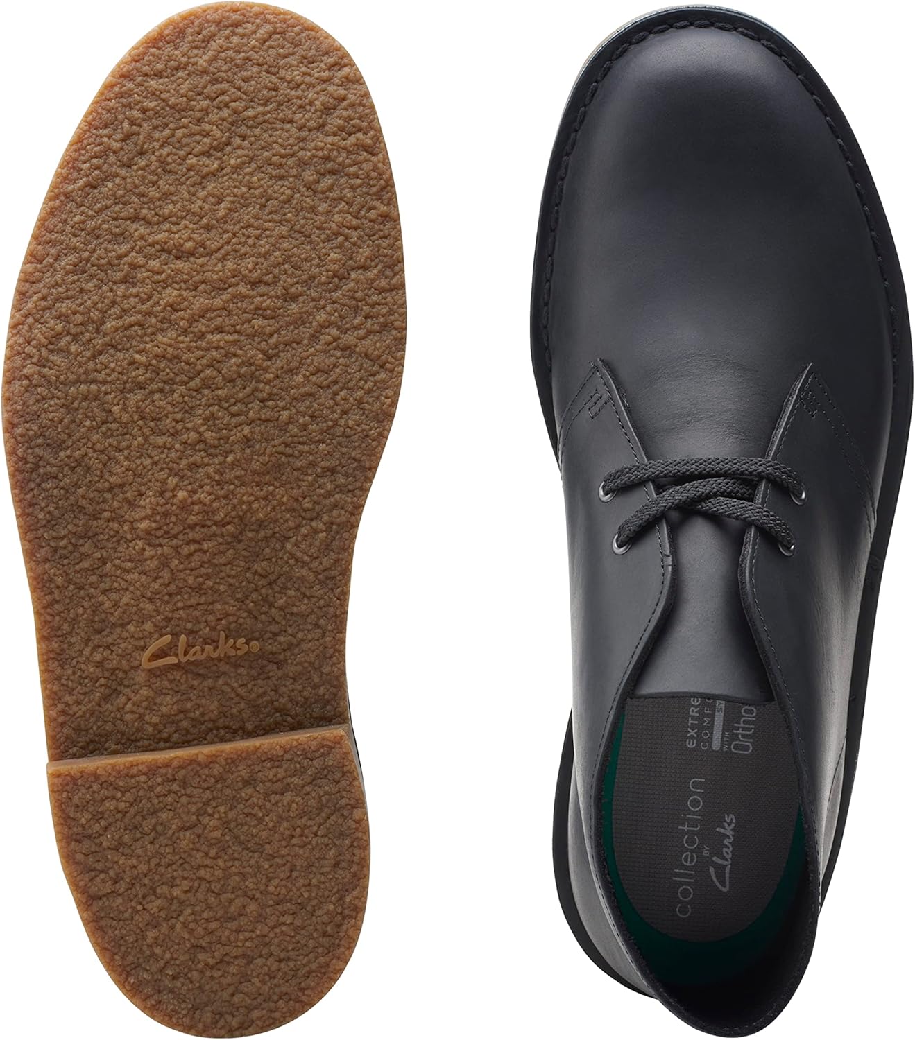Мужские ботинки Clarks Desert Boot Bushacre 3 Chukka, черный — фото 4