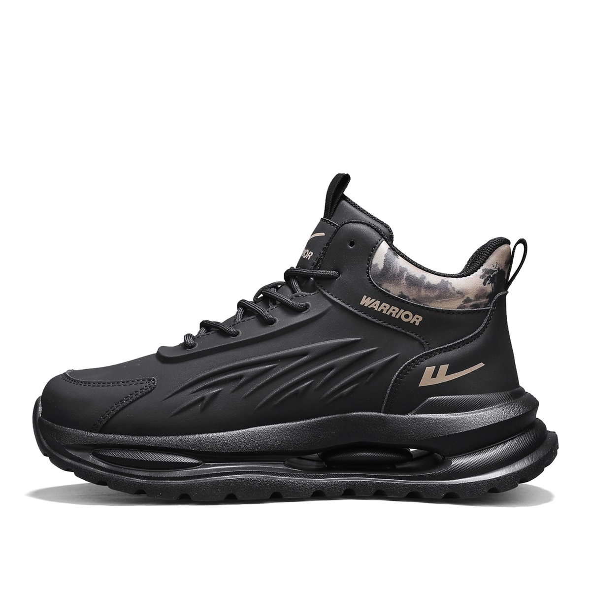 

WARRIOR Кроссовки Chunky мужские High top White Green/Black Coffee/White Blue