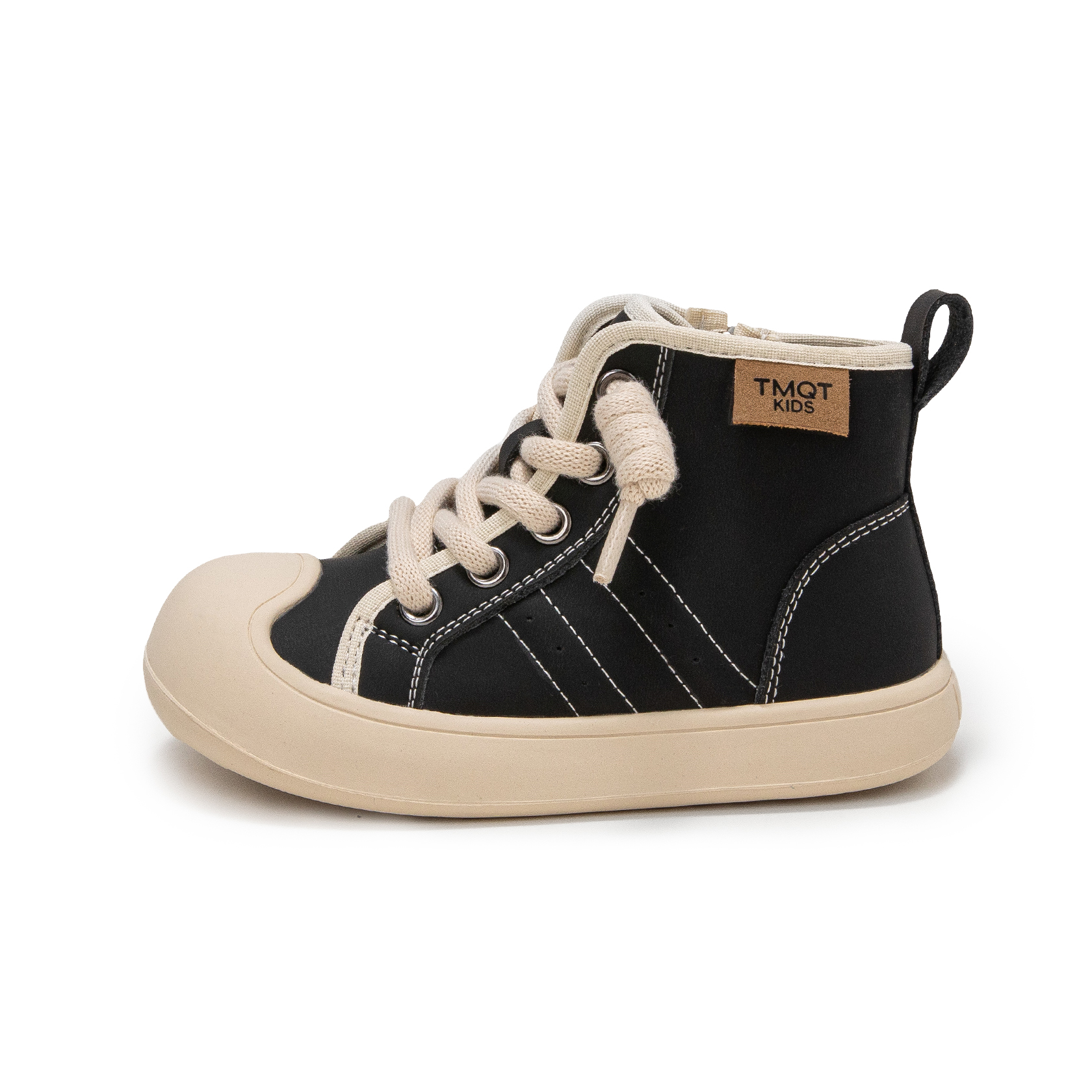 

Детские кроссовки для скейтбординга с противоскользящей подошвой, легкие, амортизирующие, высокие Tongmengqiantian, Coffee