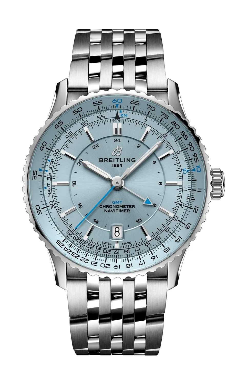 NAVITIMER AUTOMATIC GMT 41 - A32310171C1A1 BREITLING, золотой