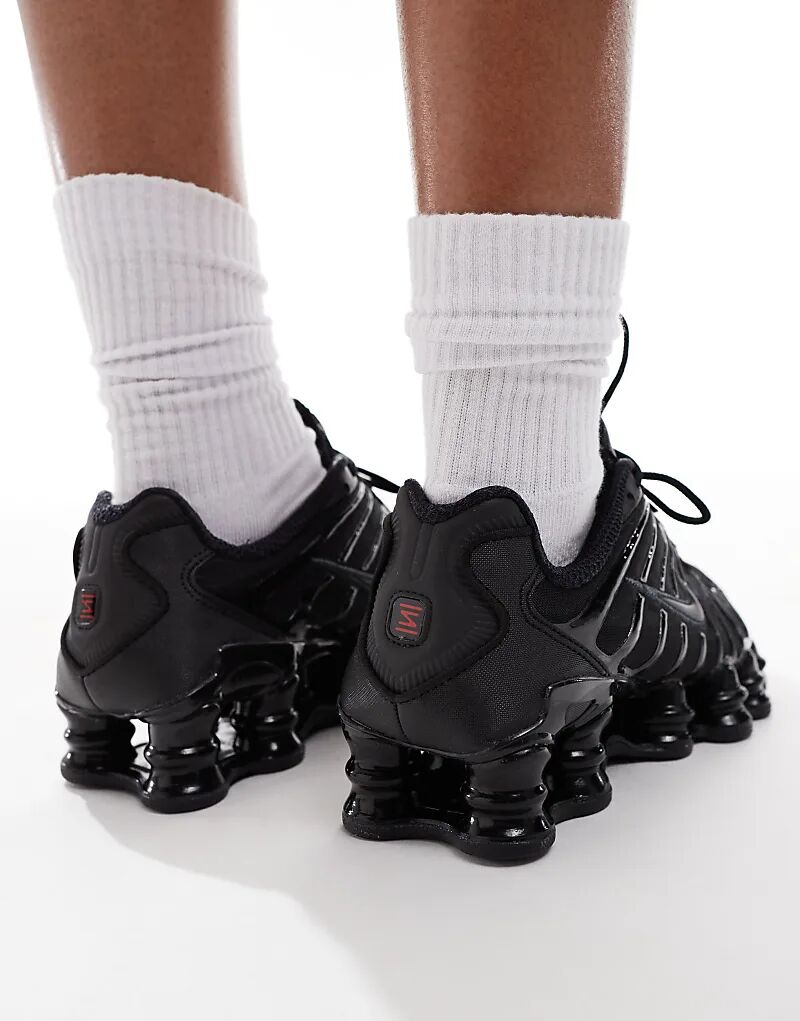 Кроссовки Shox TL унисекс черного цвета Nike — фото 3