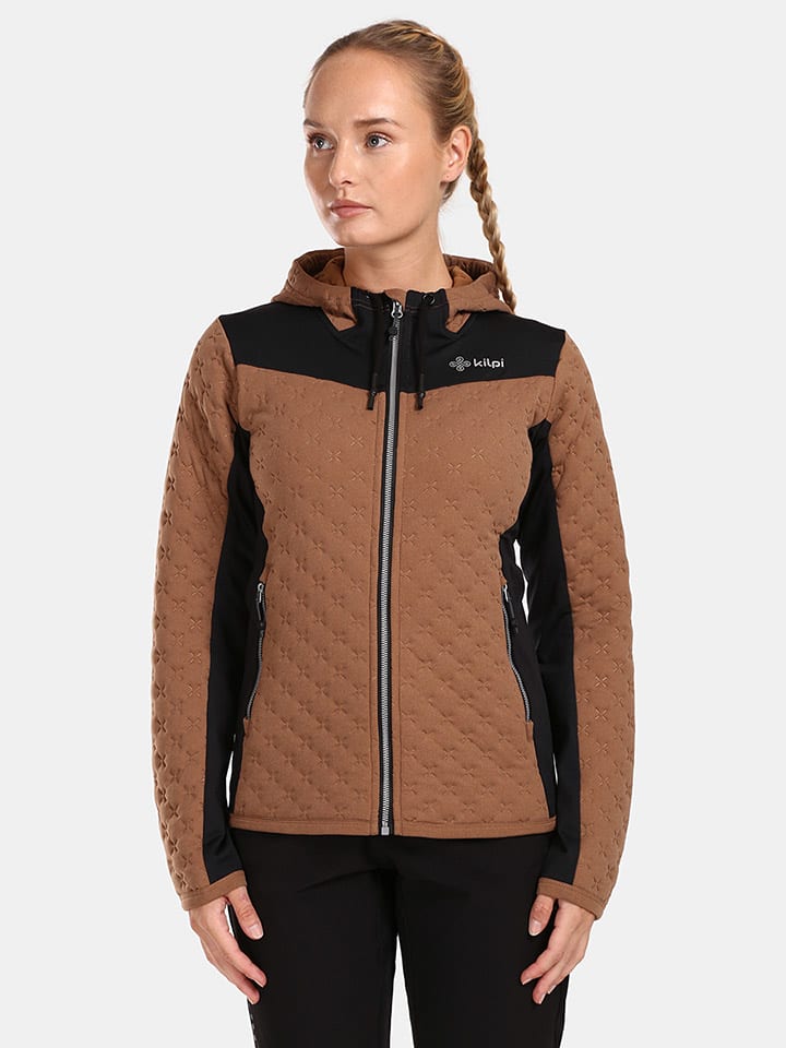 

Флисовая куртка Kilpi Fleecejacke Nevia, цвет Hellbraun/Schwarz