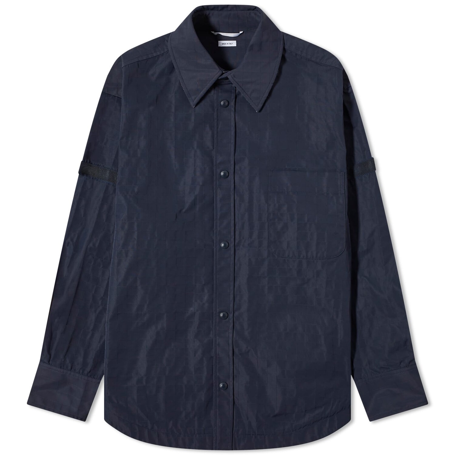 

Рубашка Thom Browne Oversized Tonal Shirt, темно-синий