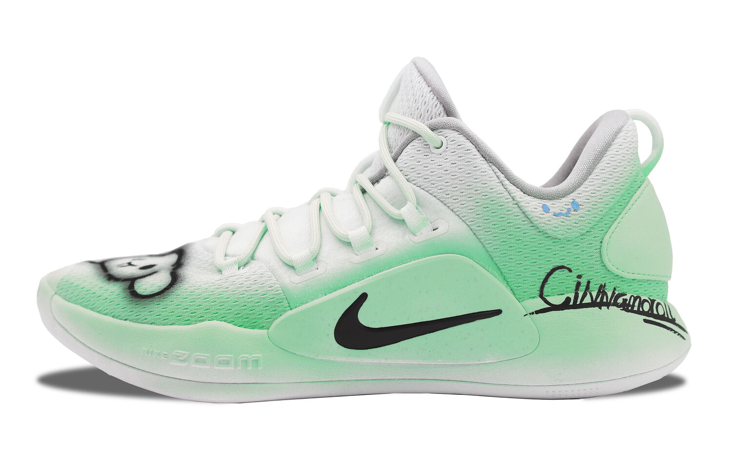 

Баскетбольные кроссовки Hyperdunk X мужские с низким верхом белые/зеленые Nike