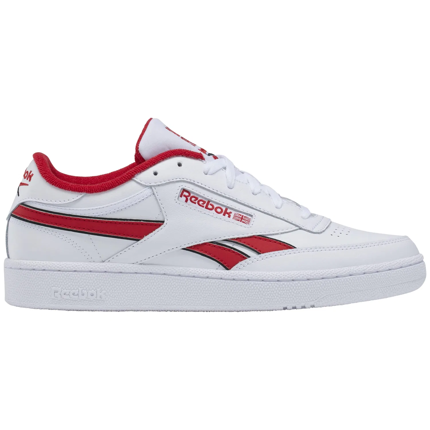 Детские кроссовки для мальчиков Club C Revenge Reebok, White Red Black Carrier