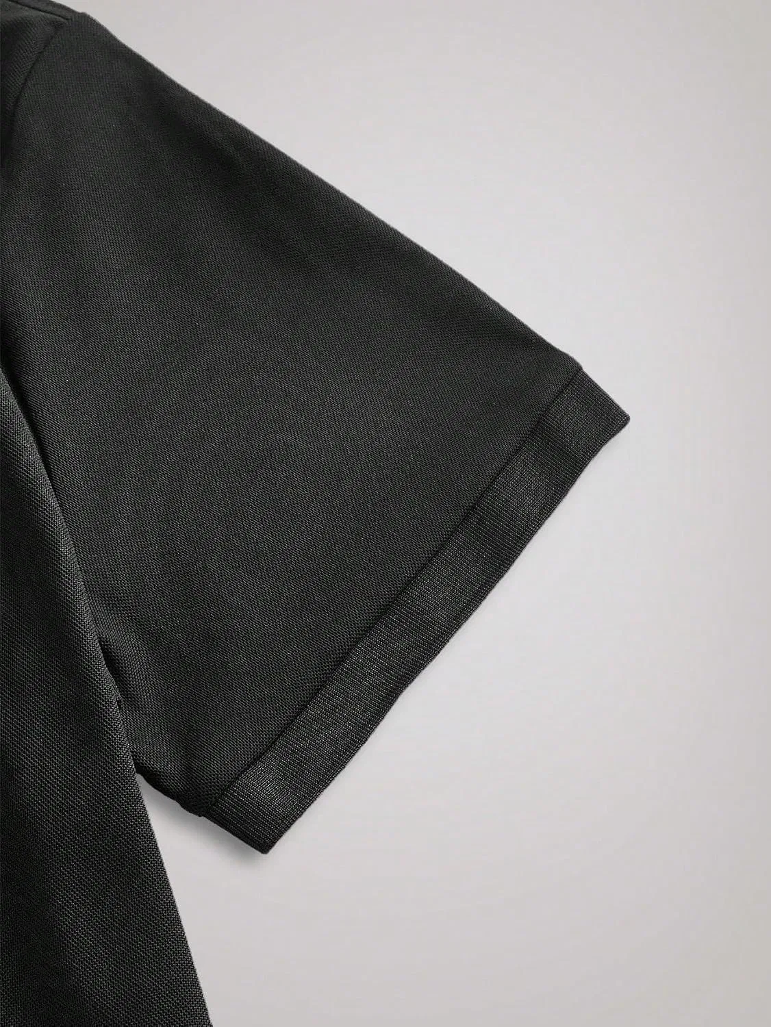 Мужская футболка с коротким рукавом повседневная, Black — фото 4
