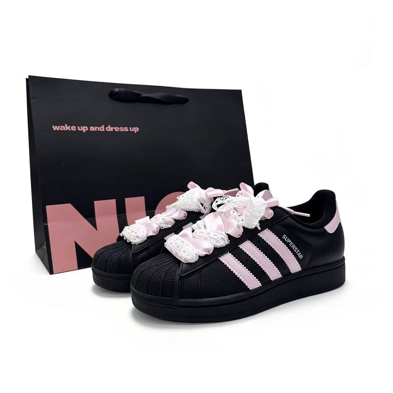 Детские кеды для скейтбординга с принтом Superstar 2 Cherry Mist Candy Bean Adidas Originals, Pink