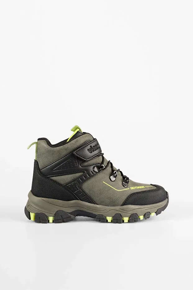 Детские ботинки для мальчиков с коротким каблуком Vicco, Khaki