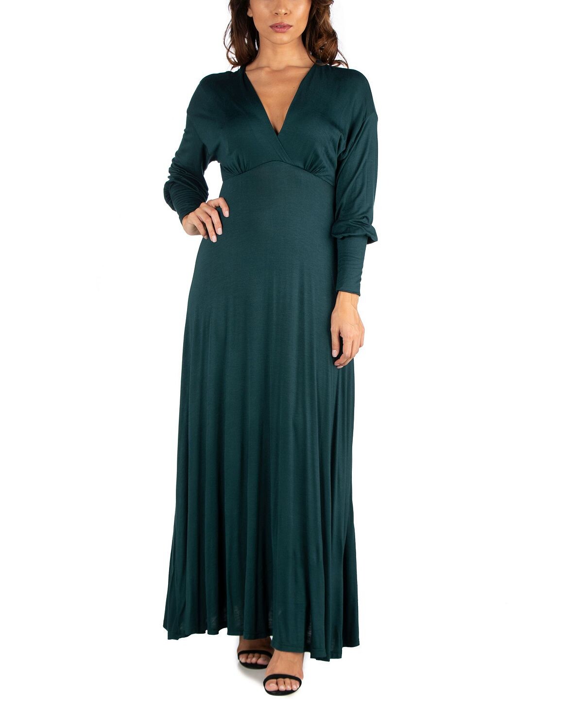 

Женское торжественное макси-платье с длинным рукавом 24seven Comfort Apparel
