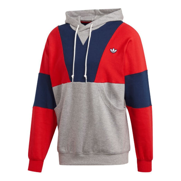 

Толстовка adidas originals Hoody Colorblock Casual Knit Gray Red Blue, синий