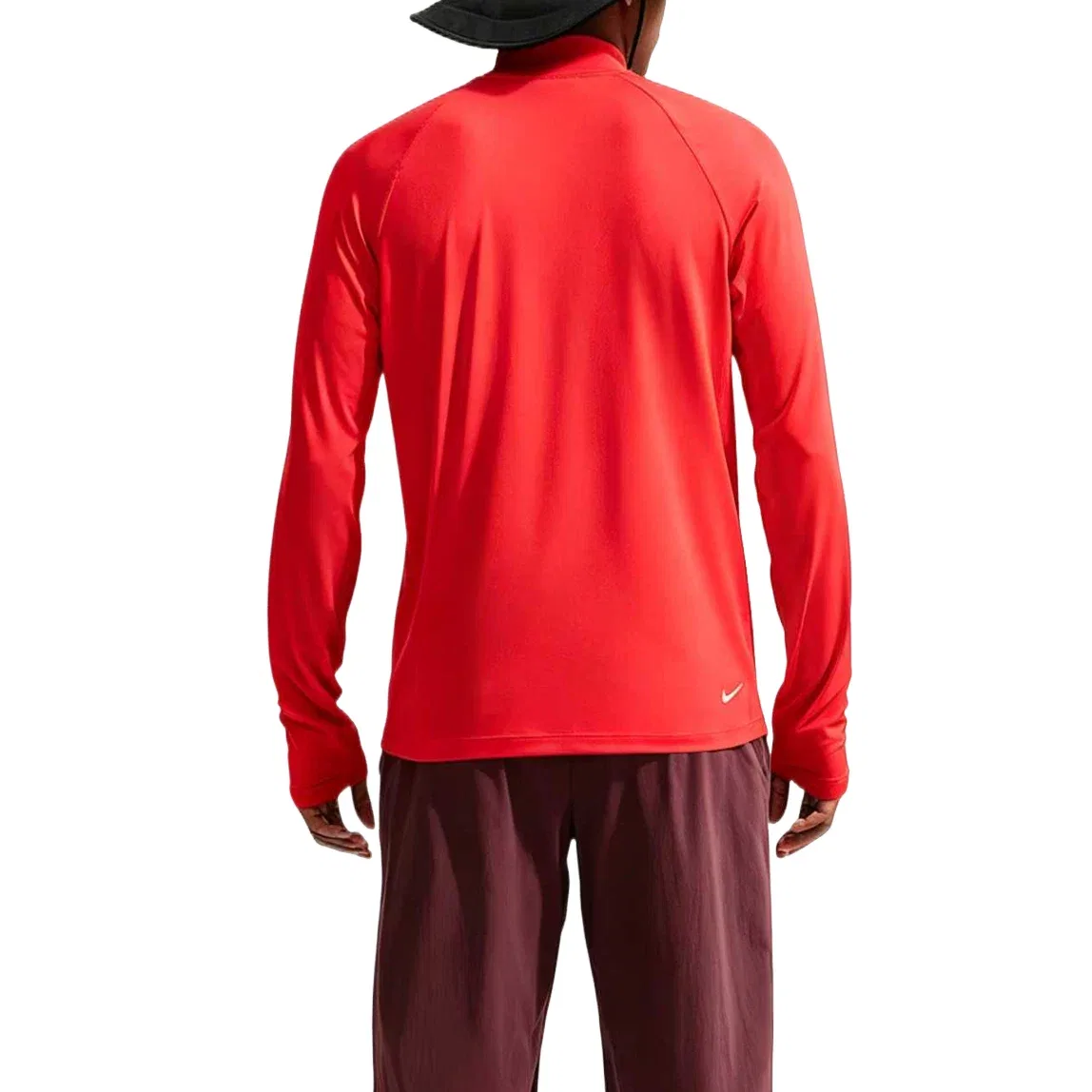 Мужская футболка с длинным рукавом Nike ACG Wildsee Dri-FIT 4-Zip, красный — фото 2