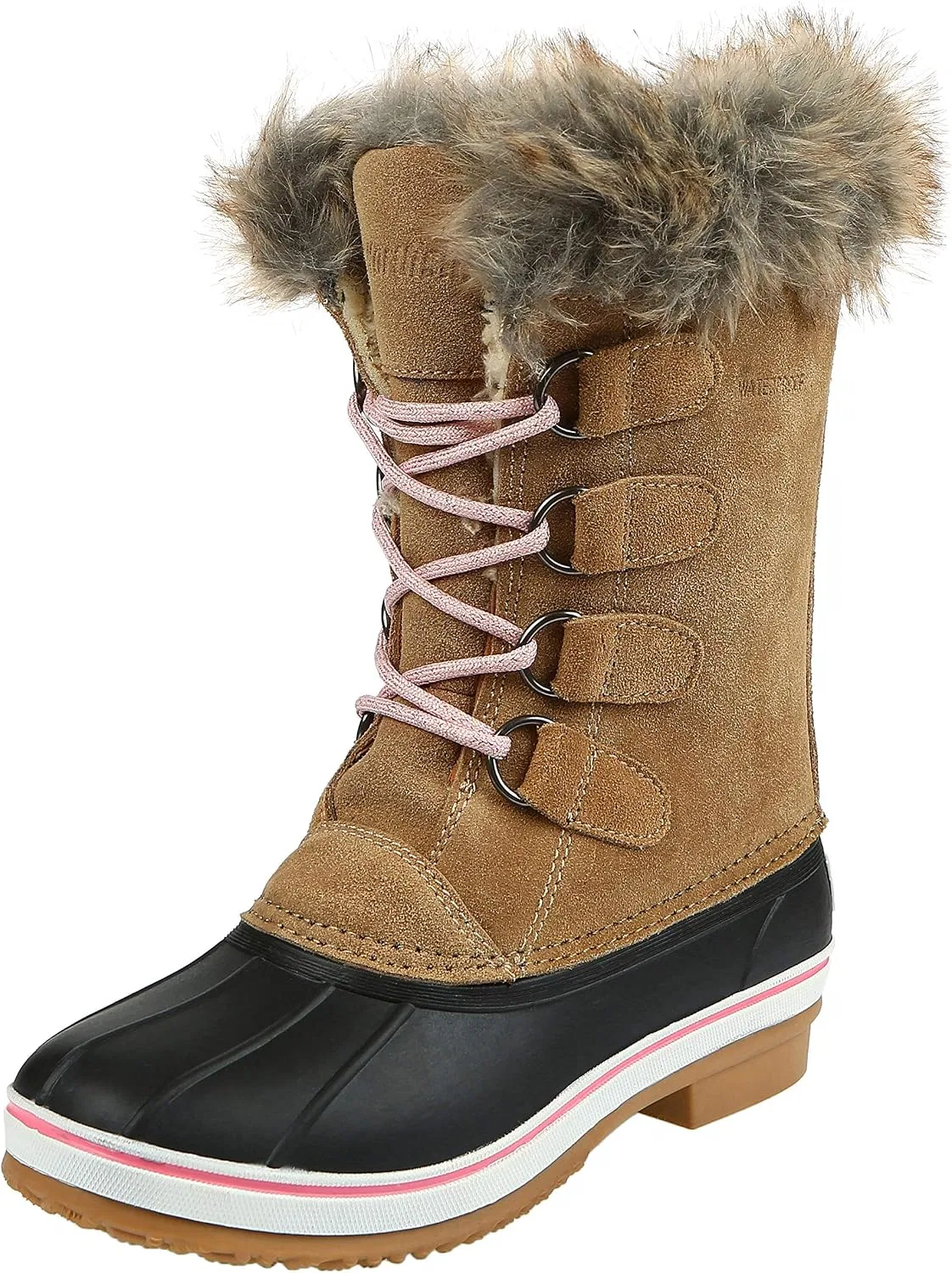Детские ботинки для девочек Kathmandu Northside, Tan/Pink