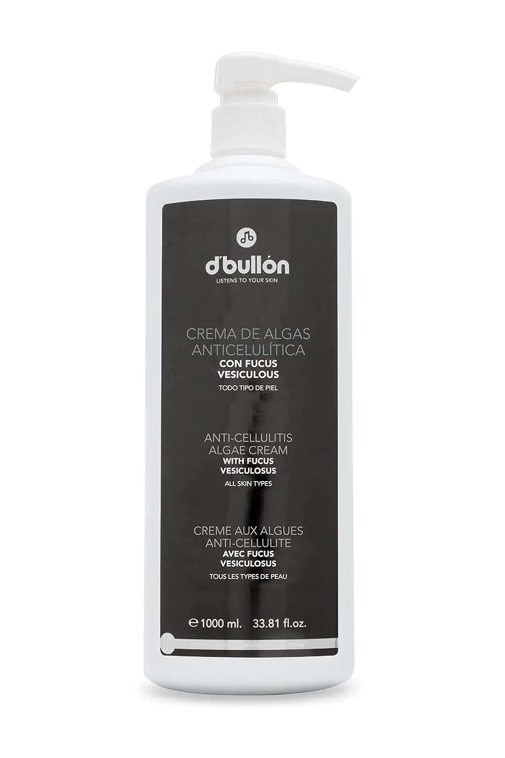Антицеллюлитный крем D'Bullón Seaweed Cellulite Control, 1000 мл Valquer Laboratorios