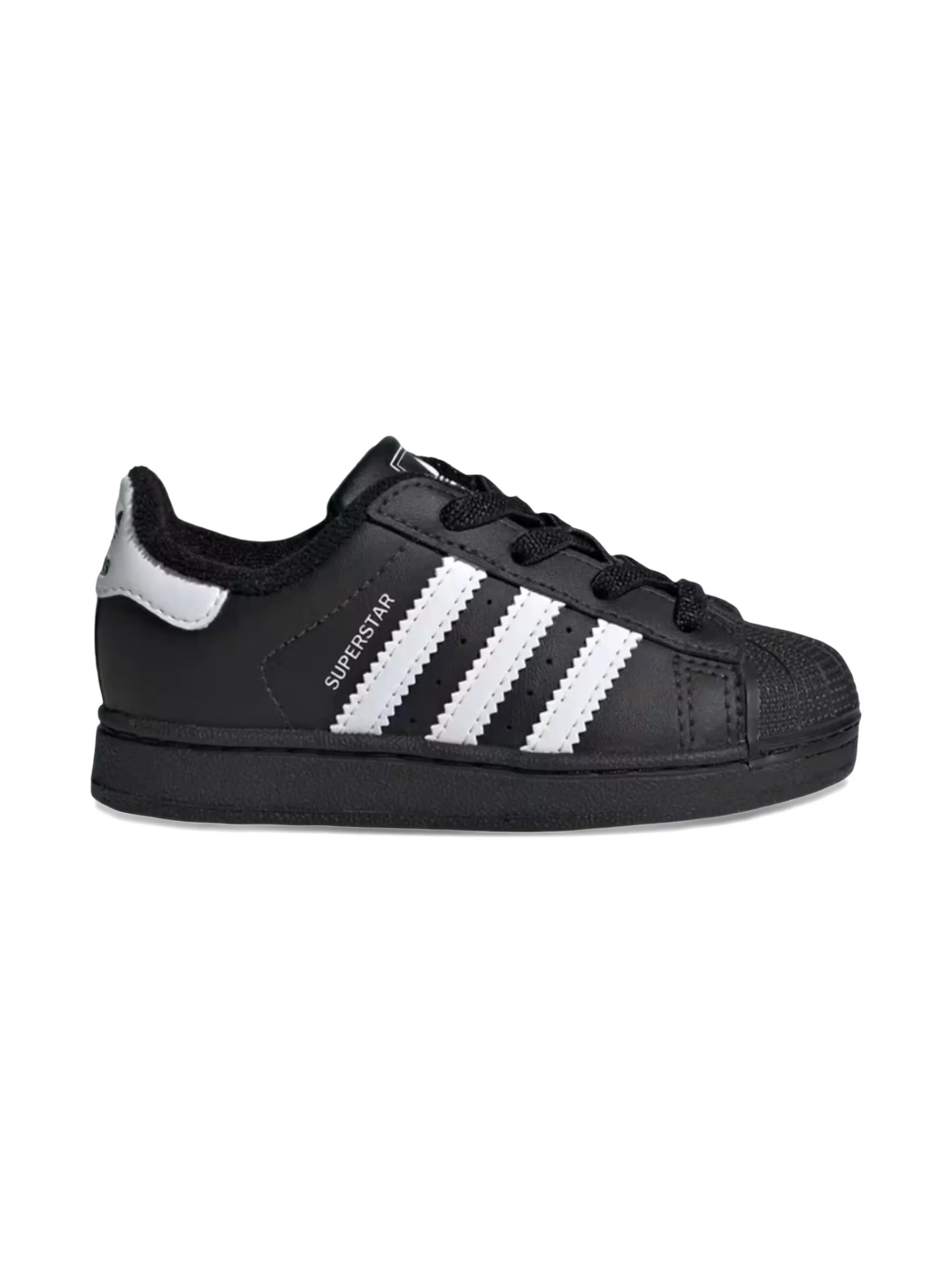 Кроссовки с низким верхом на эластичных шнурках Superstar II Adidas Kids, черный — фото 2