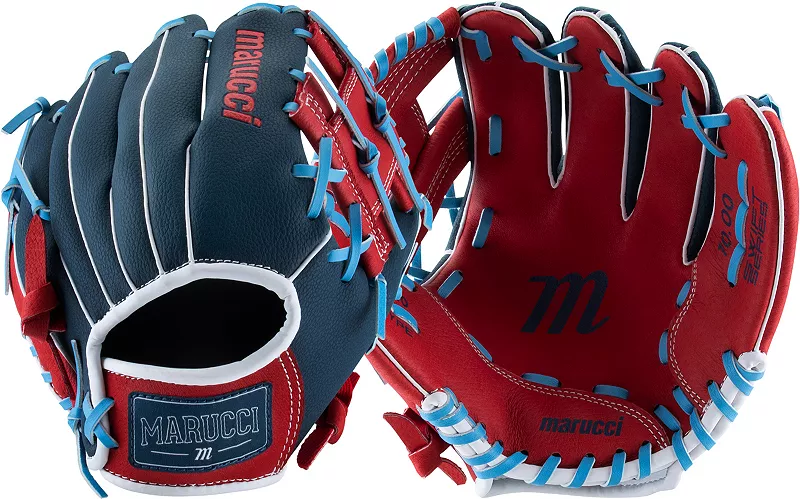 

Перчатки Marucci 10,5 дюйма молодежные S типа Swift серии, темно-синий/красный