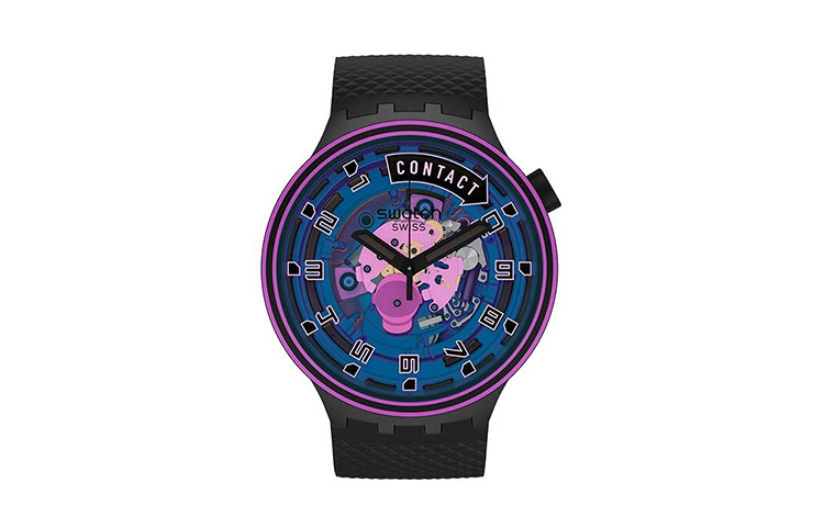 

Часы-скелетон унисекс 47 мм SB01B126 SWATCH