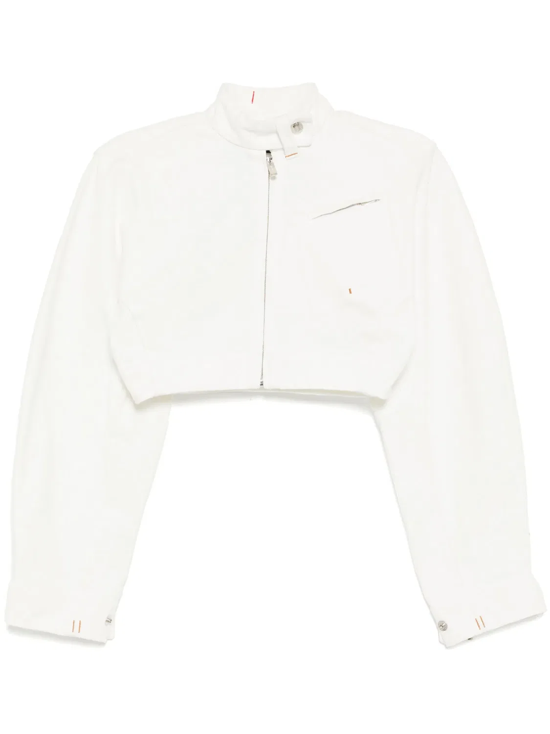 Куртка с застежкой-молнией укороченная Jacquemus, нейтральные