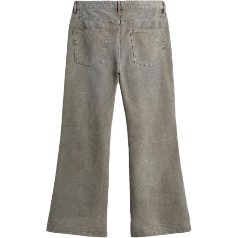 Женские брюки клеш Light Gray ZARA — фото 3
