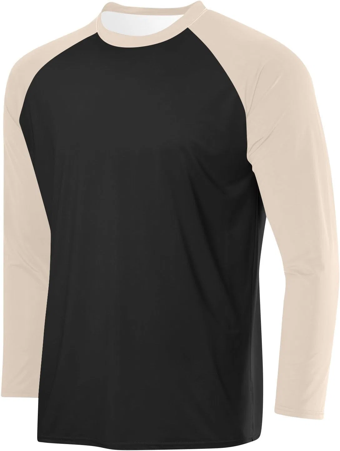 Мужская футболка с цветными блоками Long Sleeve Tee, Black