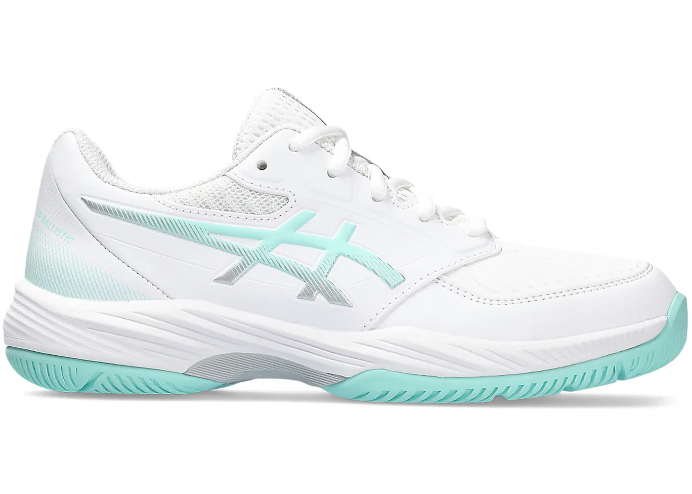 Детские кроссовки для волейбола ASICS Netburner Ballistic 3, White Illuminate Mint