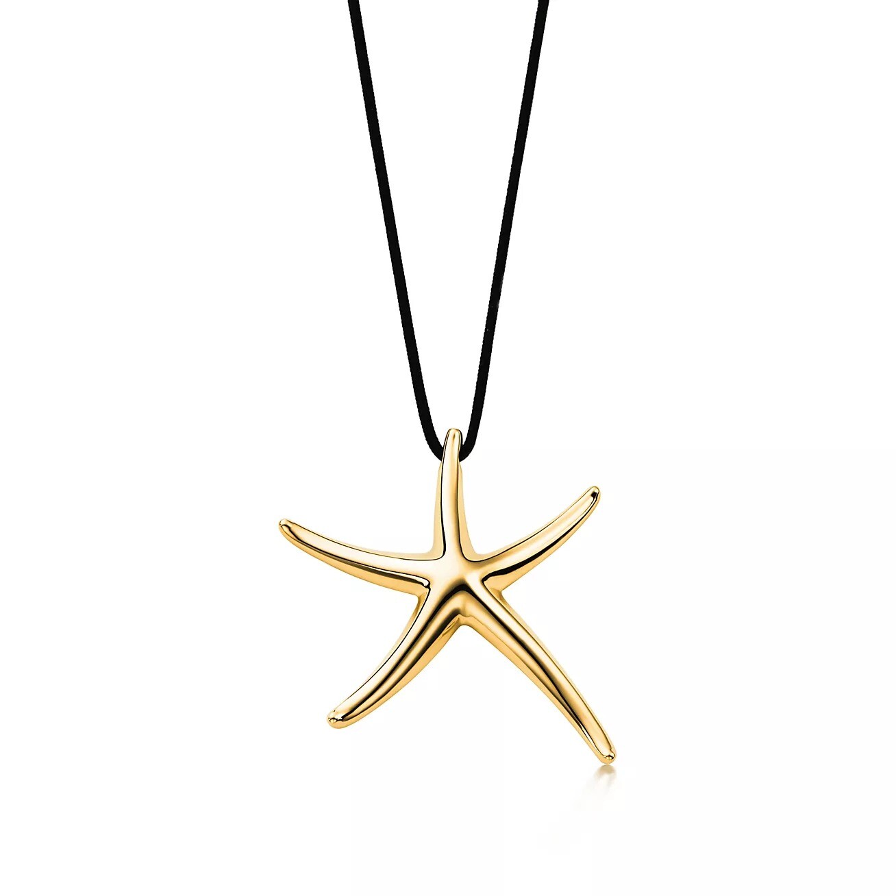 

Колье Tiffany & Co. x Elsa Peretti Starfish, золото/шелк