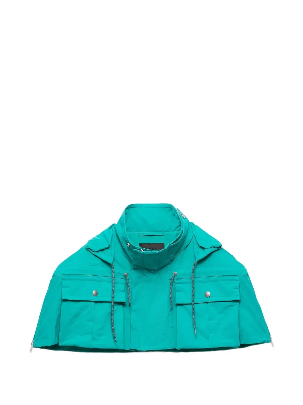 Кейп на молнии Prada, синий