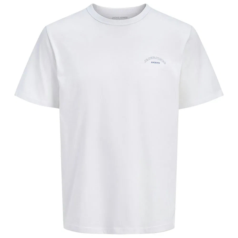 Футболка с коротким рукавом College Logo Jack & Jones, белый