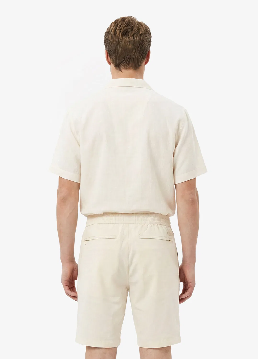 Бермуды Tapered Fit Lacoste, bej — фото 2