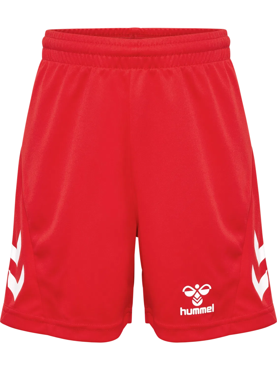 Детский спортивный костюм с коротким рукавом и шортами hummel, красный — фото 4