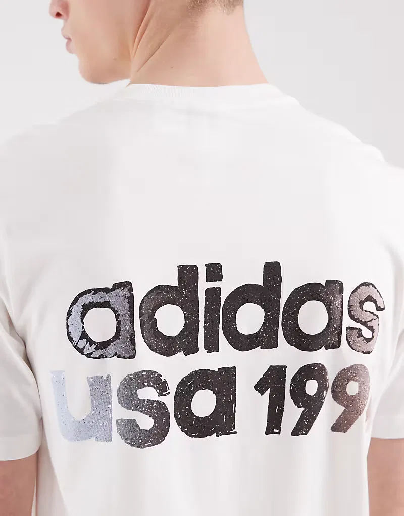 Футболка Adidas Originals с изображением эмблемы Чемпионата мира по футболу 1994 года, белая — фото 4