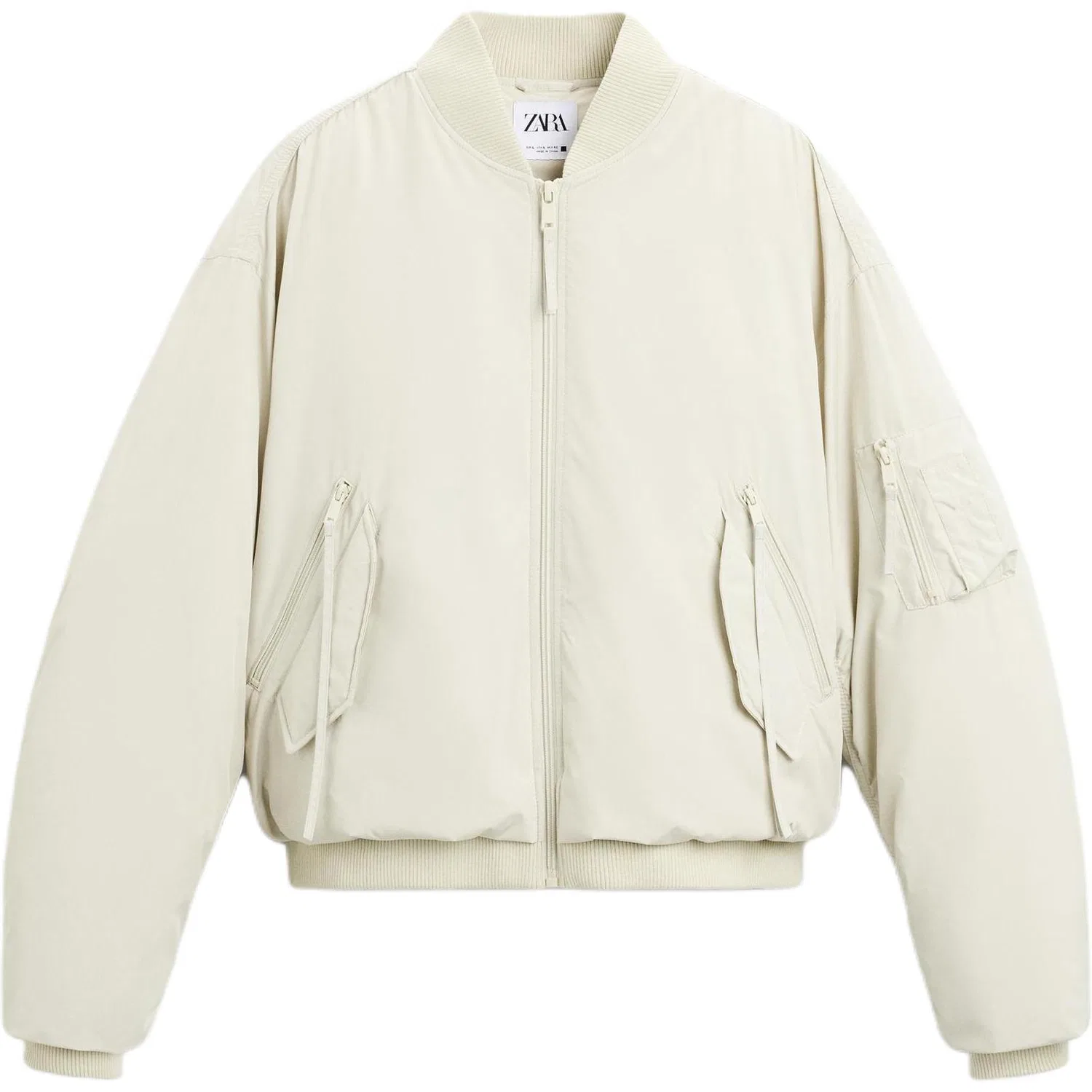 Мужская куртка Frosted White ZARA, Белый
