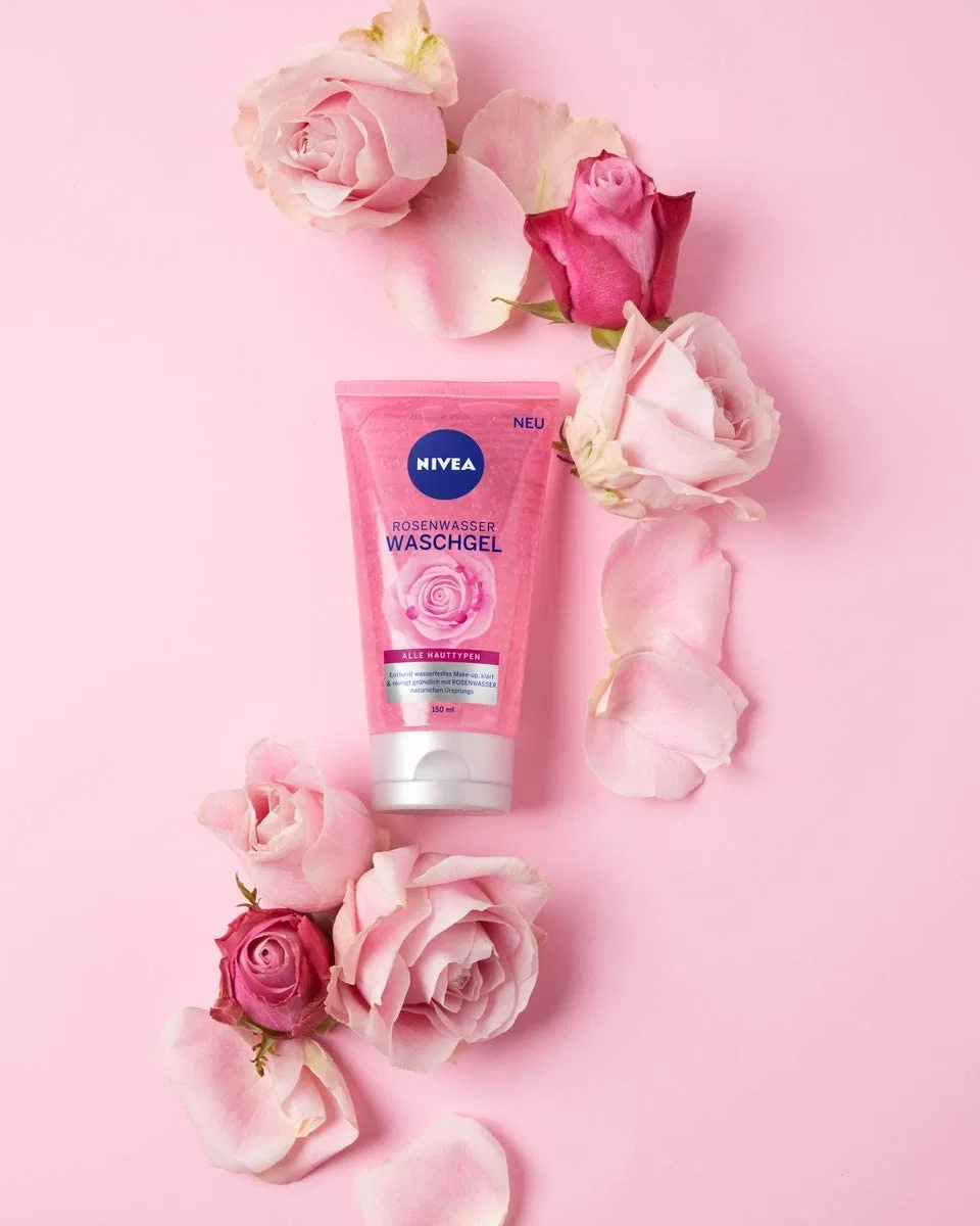 Умывание гель для лица Nivea, 150 мл, Rose — фото 3