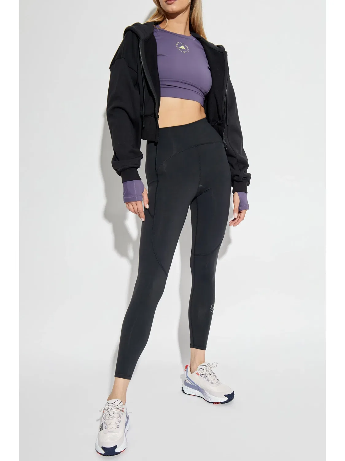 Adidas Топ для йоги TrueStrength в аметистовом фиолетовом цвете — фото 3