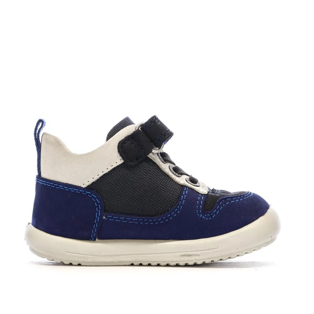 Детские кроссовки с высоким берцем Kickers, Navyblau Mitternachtsindigo — фото 3