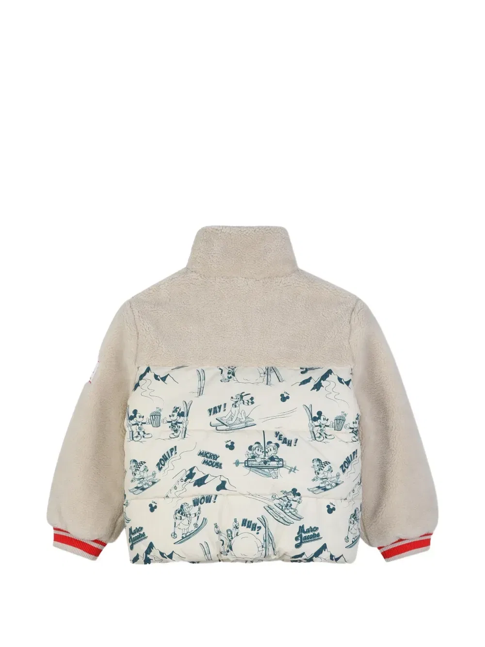 Куртка с флисовыми вставками из коллаборации с Disney Marc Jacobs Kids, бежевый — фото 2