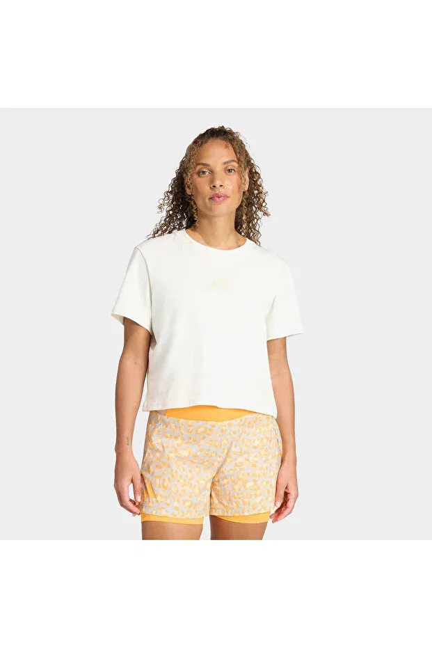 Женская хлопковая футболка с коротким рукавом Terrex Multi Meadow Pack Adidas, White