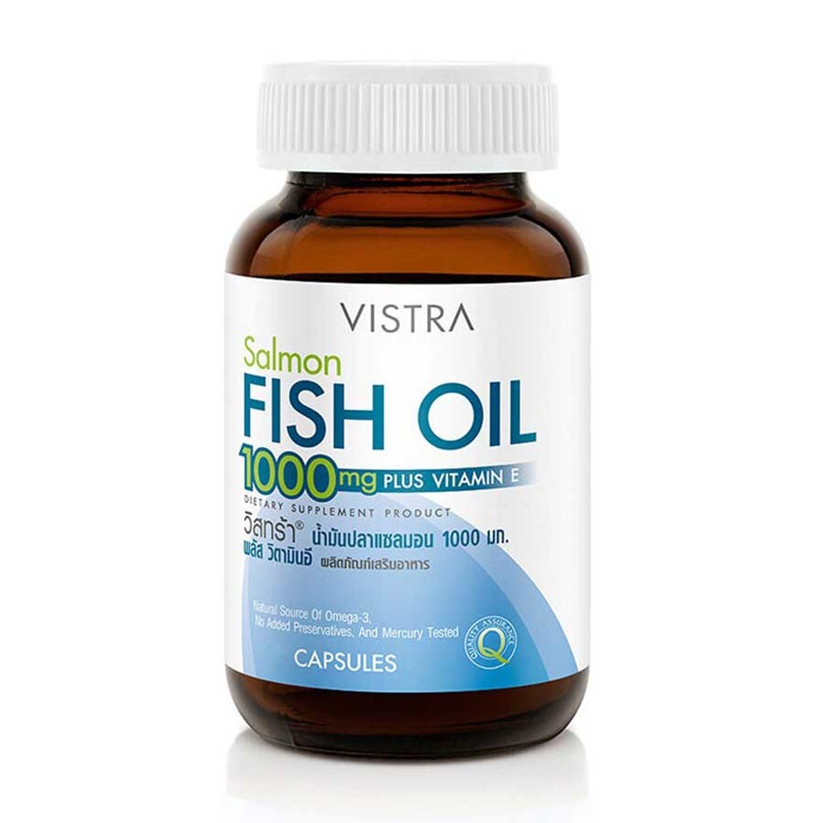 

Рыбий жир Vistra Salmon Plus Vitamin E, 1000 мг, 3 банки по 100 капсул