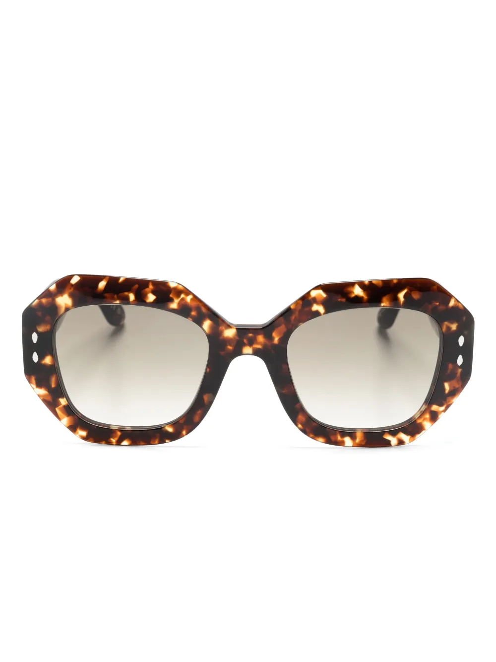 

Солнцезащитные очки черепаховой расцветки Isabel Marant Eyewear, коричневый