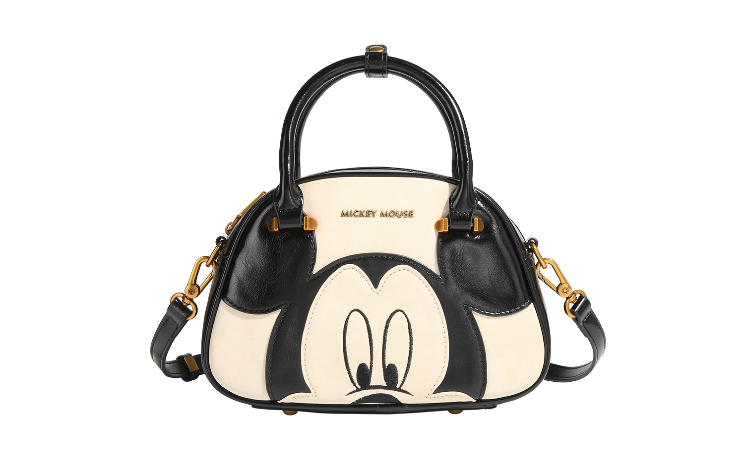 

Disney Микки Серия Женская черная сумка через плечо из полиуретана, Black