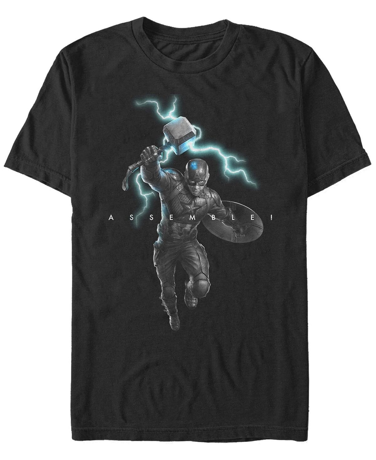 

Мужская футболка с круглым вырезом и короткими рукавами для слабого освещения Fifth Sun, черный