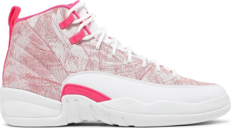 

Кроссовки Air Jordan 12 Retro GS Arctic Pink, белый, Белый;серый, Кроссовки Air Jordan 12 Retro GS Arctic Pink, белый