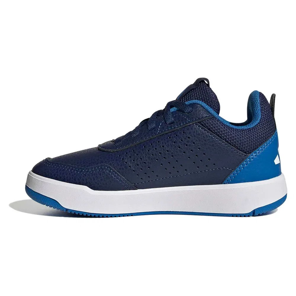 Детские кроссовки для девочек с надежной фиксацией Tensaur Sport 3.0 K Adidas, Blue — фото 3
