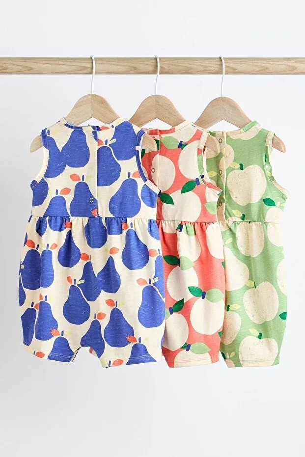 Детский комбинезон для девочек с принтом Shiny fruits romper Next Baby, Multicolor — фото 2