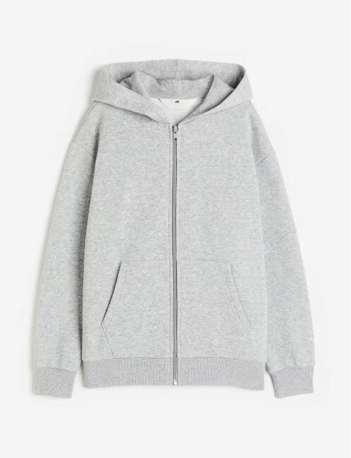 

Толстовка на молнии H&M Zip, серый