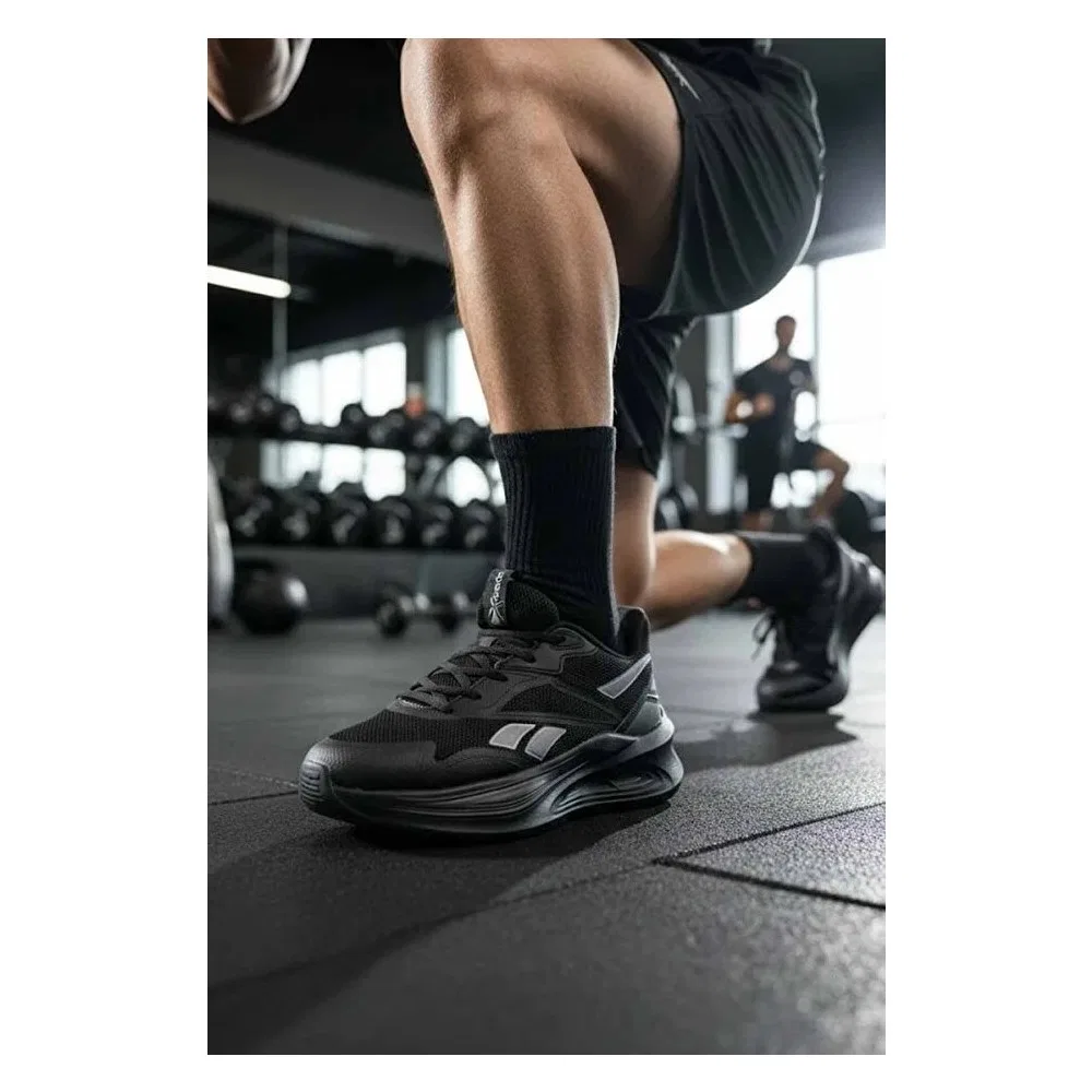 Детские кроссовки для бега с шнуровкой, дышащие, Anes Run III Reebok — фото 4