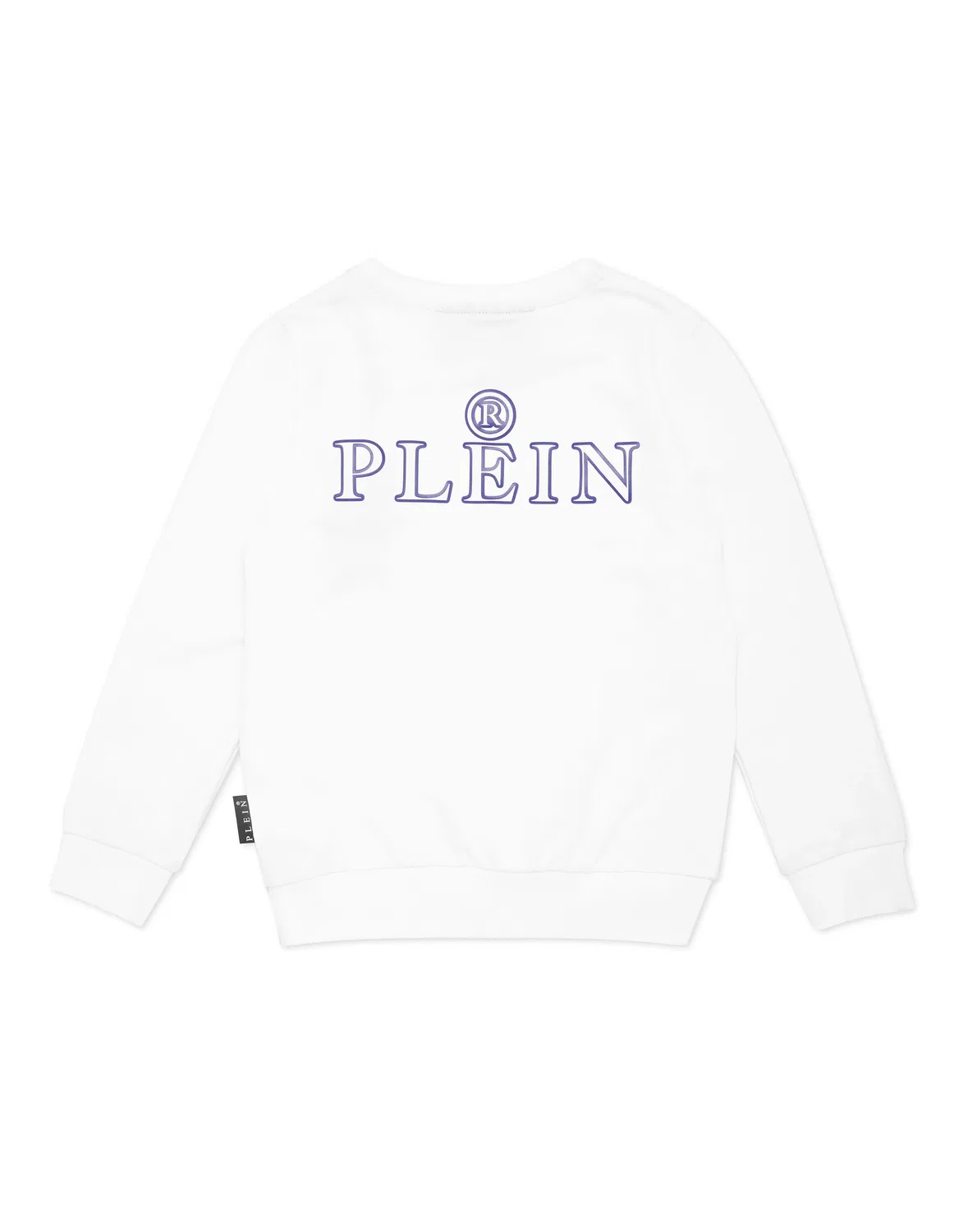 Детский свитшот с длинным рукавом с принтом Iconic Plein PHILIPP PLEIN, Black Green — фото 2