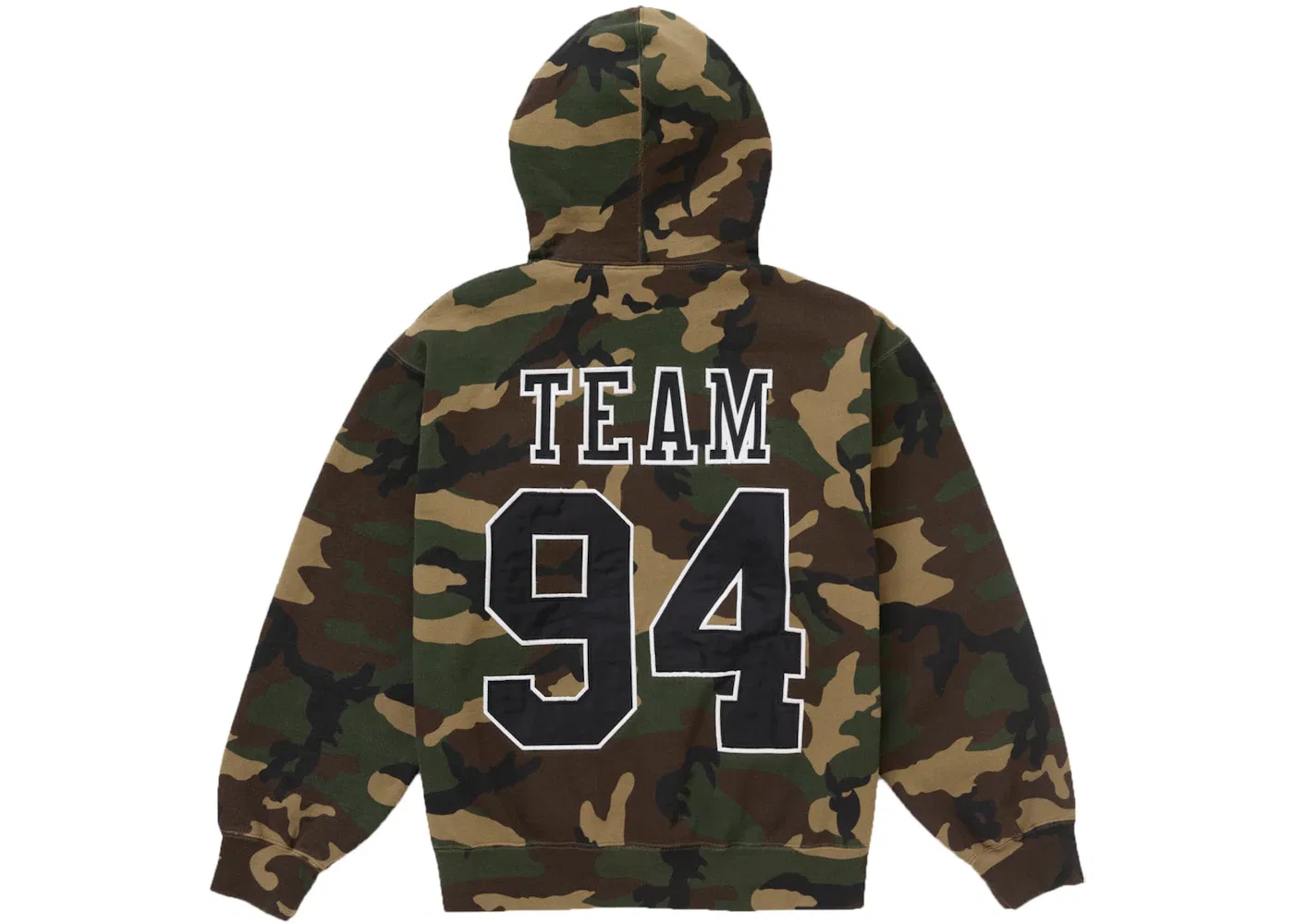 Мужская худи с камуфляжным принтом Team 94 Supreme, Camo — фото 2