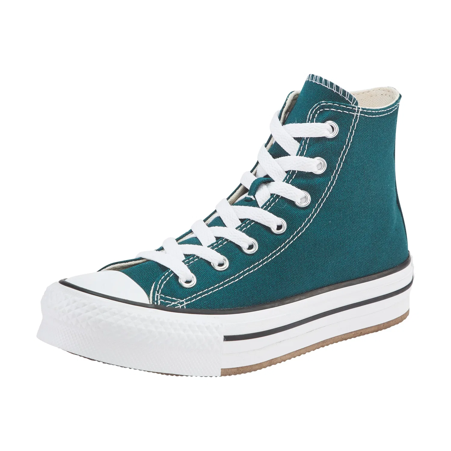 Детские кеды с круглым носом Converse, Darkly Jaded/White/Natural Ivory
