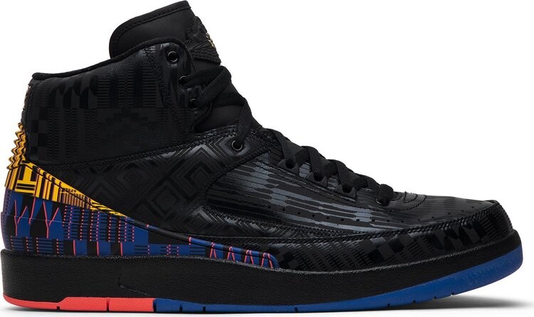 

Кроссовки Air Jordan 2 Retro Black History Month 2019, черный